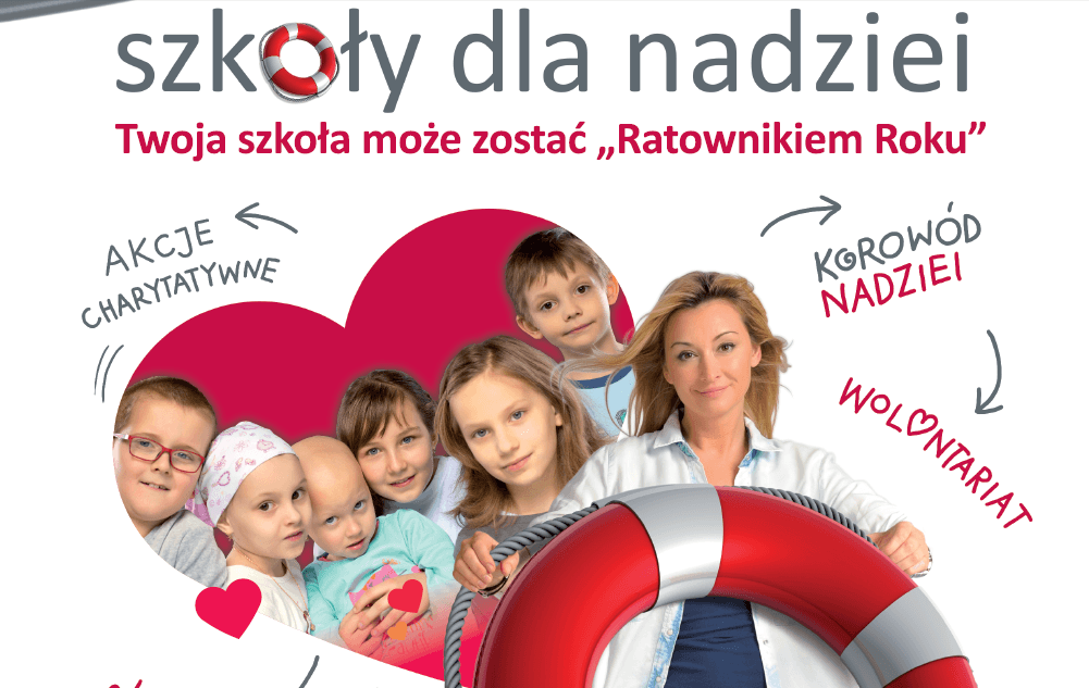 Zapraszamy do&nbsp;kolejnej edycji akcji ,,Szkoły dla Nadziei”!