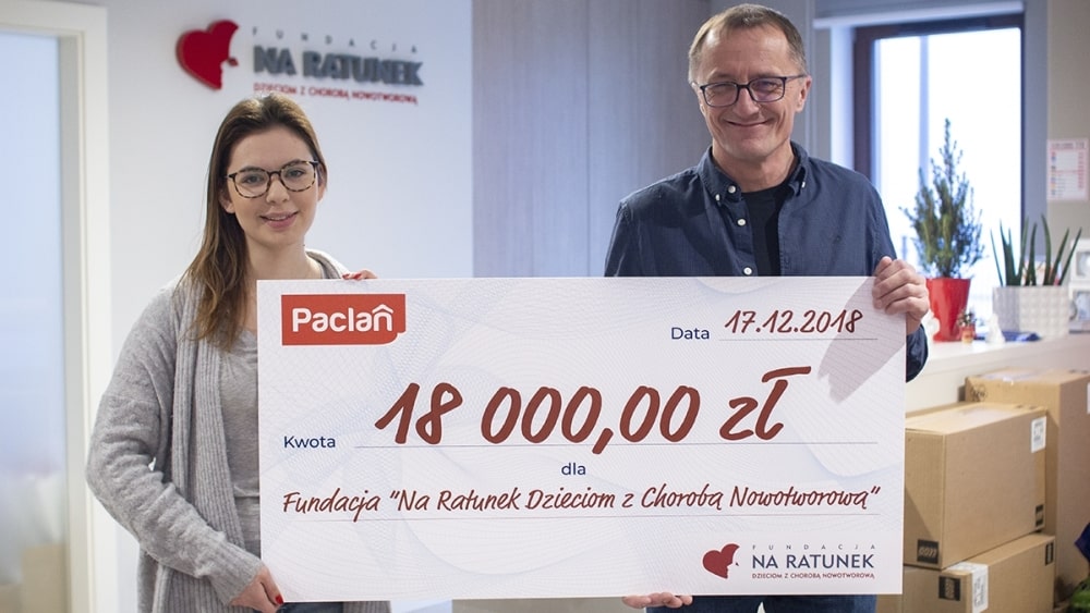 Paclan wspiera Onkomocnych