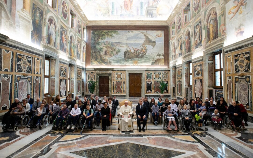 Dzieci z&nbsp;Przylądka Nadziei spotkały się z&nbsp;papieżem Franciszkiem