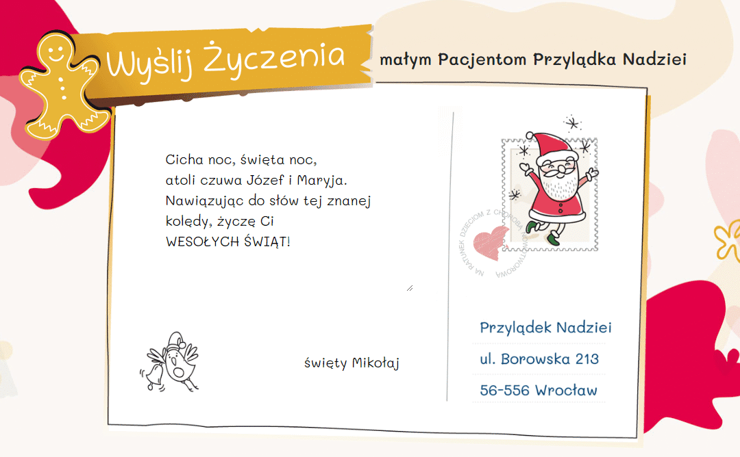 Wyślij życzenia i&nbsp;pomóż małym pacjentom Przylądka Nadziei