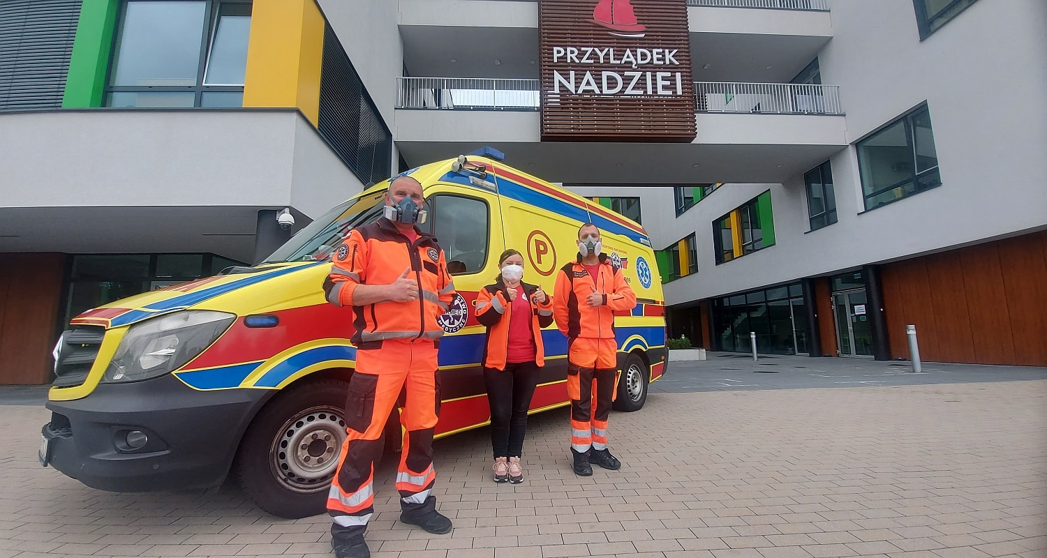 Fundacja ERMED podarowała klinice Przylądek Nadziei pięć oczyszczaczy powietrza