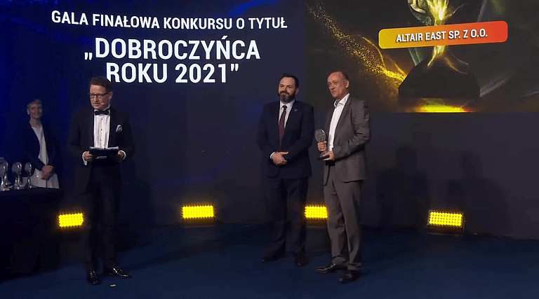 Firma Altair East doceniona za pomoc dla dzieci z Przylądka Nadziei. Została Dobroczyńcą Roku!