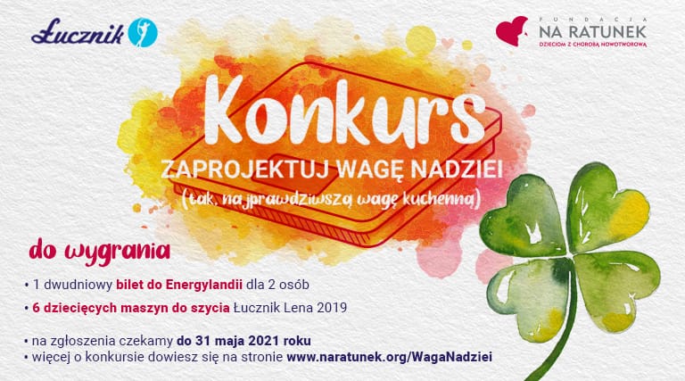 Konkurs “Pokaż, jaką wagę ma&nbsp;nadzieja”. Zaprojektuj wagę kuchenną i&nbsp;wygraj bilety do&nbsp;Energylandii
