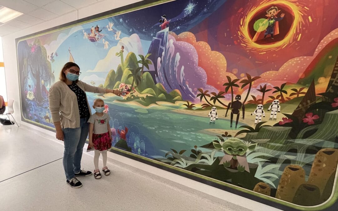 MURAL DISNEYA WE&nbsp;WROCŁAWSKIM SZPITALU PRZYLĄDEK NADZIEI
