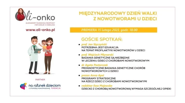 Ważne rozmowy o onkologii dziecięcej