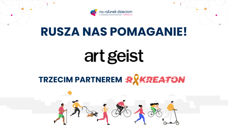 Firma Artgeist – nowy Partner RakReatonu i nowy cel wyzwania!