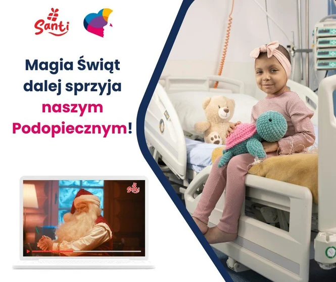 11 tysięcy złotych na&nbsp;leczenie dzieci chorych na&nbsp;nowotwory od&nbsp;Santi Mikołaj