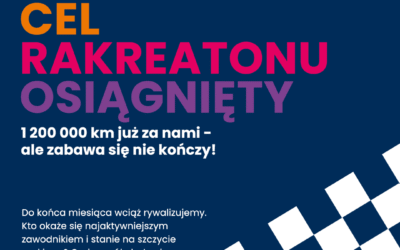 Razem osiągnęliśmy ponad 1 200 000 kilometrów w RakReatonie 2025!