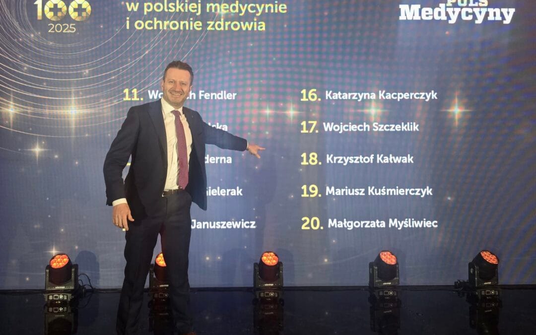 Prof.&nbsp;Krzysztof Kałwak na&nbsp;prestiżowej “Liście Stu”