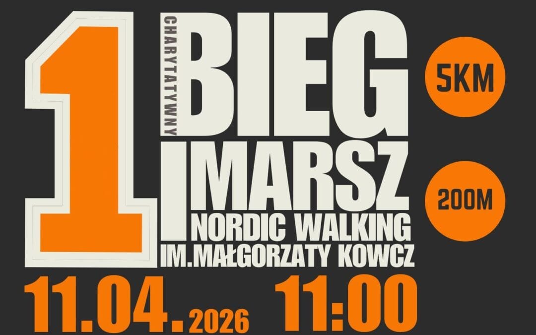 Ostatnie miejsca na&nbsp;charytatywny bieg w&nbsp;Siechnicach!