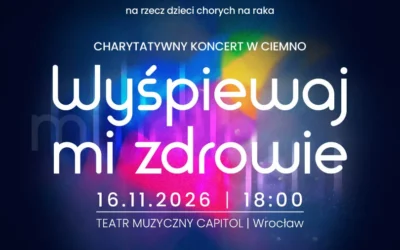 Koncert Nadziei 2026. Pierwszy w Polsce charytatywny koncert w CIEMNO!
